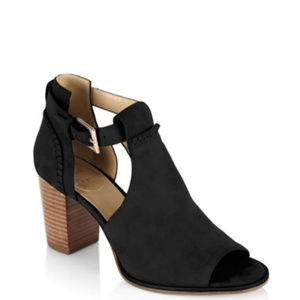 Jack Rogers  Cameron Suede Open Toe Bootie